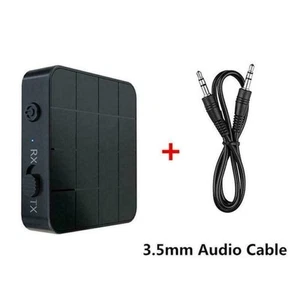 Wireless Bluetooth 5.0 Transmitter & Receiver Audio Adapter 3.5mm S8S2 Aux X0C7 - Afbeelding 1 van 12