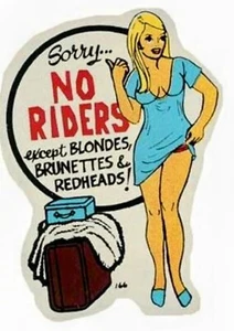 SEXY PIN UP HOT ROD MOTORCYCLE RAT FINK TOOLS FUNNY STICKER - Bild 1 von 1