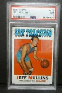 1971 Topps Jeff Mullins #115 PSA 7 NM - Picture 1 of 2