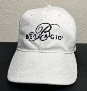 Vintage Bellagio White Team Nike Fitted S/M Hat Cap Golf Sailing Horse Riding - Picture 1 of 8