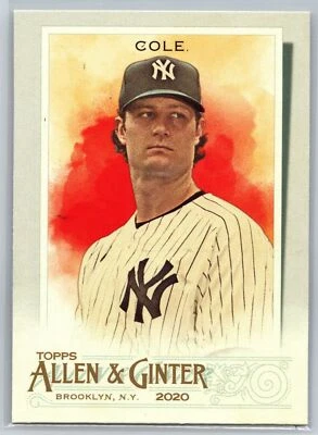2020 Topps Allen & Ginter #238 Gerrit Cole New York Yankees - Image 1 of 2