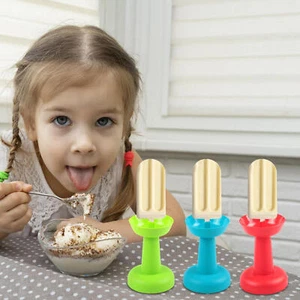 Ice Cream Holders Anti-Freezing Ice Sleeves Freezer Popsicle Holders Reusable - Picture 1 of 15