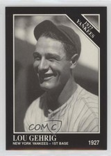1991 The Sporting News Conlon Collection No MLB Logo on Back Lou Gehrig #111 HOF