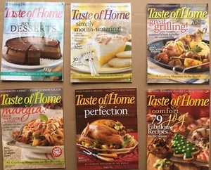 Six Taste of Home Magazines from Full Year 2008, Mint - Picture 1 of 7