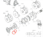 Spring 708-2L-33160 Seat 708-2L-23131 For Komatsu Pc200-8 Excavator