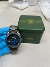 Fossil Machine Chronograph Smoke Stainless Steel Watch FS4931 - USED/GOOD