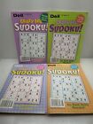 Lot of 4 New Dell Crazy For Sudoku Puzzle Books 2019