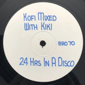 Kofi & Kiki - 24 Hours In A Disco 12'' WHITE LABEL PROMO 12 BRO 70 1979 EX FUNK - Imagen 1 de 5