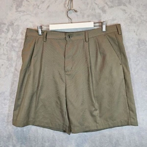 Croft & Barrow Mens 38 Pleated Front Khaki Dress Shorts office vacation casual - Picture 1 of 8