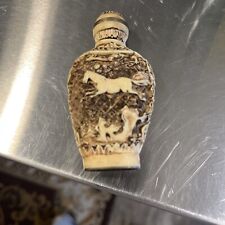 Chinese Snuff Bottle Chinese Carved Resin Snuff Bottle Horse Snuff Bottle