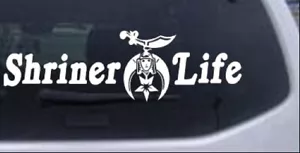 Calcomanía Shriner versión larga versión para automóvil o camión ventana portátil - Imagen 1 de 32