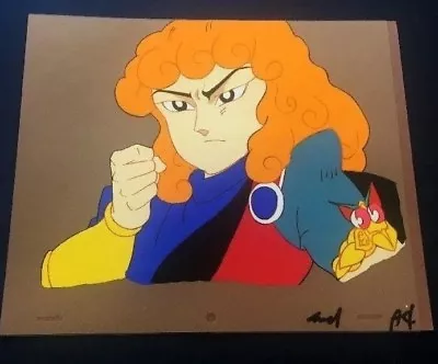 Densetsu No Yuusha Da Garn anime cel A1 w/ Genga ~ Ray Rohr Artifacts