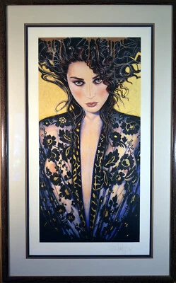 Giclee grande firmado por Olivia De Berardinis "Isabella" edición limitada 4/50 Foto 1 de 4
