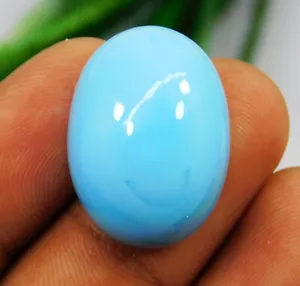 Piedra preciosa suelta natural de 47,50 quilates Arizona azul turquesa cabujón corte ovalado - Imagen 1 de 7