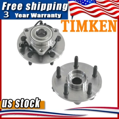 Par de bujes de cojinete de rueda delantera Timken para Dodge Ram 1500 SP500100 2002-2006 5 tacos Foto 1 de 4