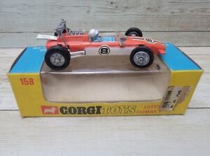 Vintage Corgi Lotus Climax Formula 1 F1 Grand Prix Steerable Race Car