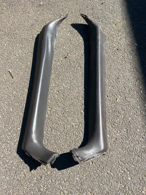 PORSCHE 928 S DELANTERO IZQUIERDO DERECHO INTERIOR UN PILAR MOLDURA PANEL MARRÓN CONJUNTO Foto 1 de 4