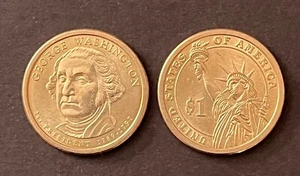 USA 2007P - George Washington 1st Presidential $1 Coin. Philadelphia Mint - Picture 1 of 1