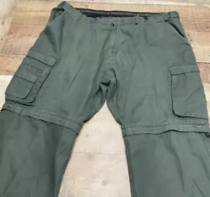 Boy Scouts of America Canvas Zip-Off Uniform Pants Men's Classic 46 Green - Picture 1 of 17