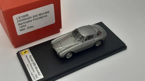 Look Smart 1:43 LS166B Ferrari 500 Mondial Berlinetta Pininfarina 1954 Met.Grey - Immagine 1 di 1