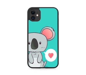 Funda de teléfono de goma Loved Up Koala romántica romance koalas osos dibujos animados J676 - Imagen 1 de 2