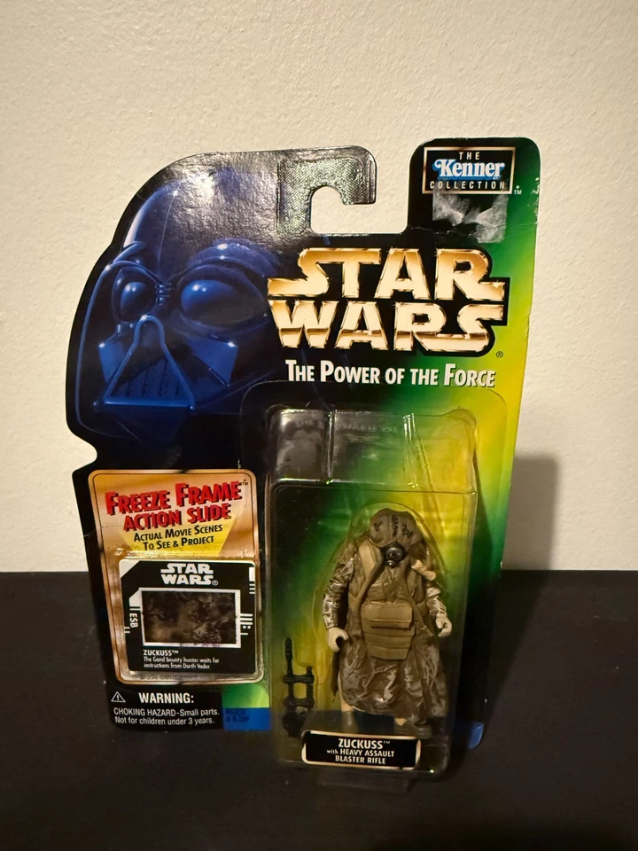 Новая экшн-фигурка Zuckuss 1997 Hasbro Star Wars POTF Freeze Frame 3,75 дюйма запечатанная - Изображение 1 из 2