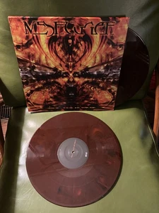 Meshuggah - Nothing LP Red Black Marbled Vinyl 2023 Atomic Fire Limited Edition - Imagen 1 de 2