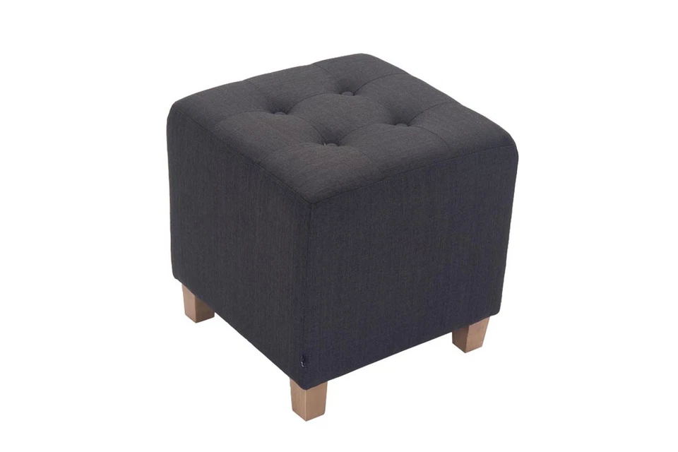 Sitzhocker Stoff-Polsterhocker Pouf Sitzwürfel -versch. Farben - Bild 1 von 1