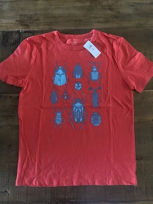 NWT GAP Kids Boy Or Girl Red Beetle Bug Tee Shirt, Large - Image 1 of 4