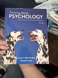 Thinking About Psychology The Science Of Mind & Behavior Fifth Edition Textbook - Picture 1 of 3