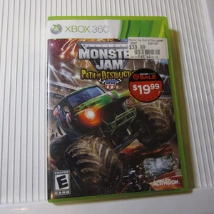 Monster Jam: Path of Destruction (Microsoft Xbox 360, 2010) CIB - Picture 1 of 2