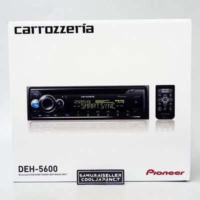 Pioneer Carrozzeria DEH-5600 1DIN Car Audio CD Bluetooth USB AUX DSP Japan NUOVO - Immagine 1 di 4