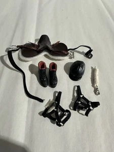 Equitazione Set 7 Pezzi Bambola Gioco Giocattoli - Foto 1 di 2