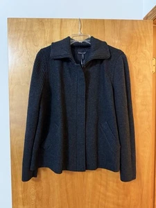 Chaqueta Eileen Fisher Fieltro Franela Melange Cremallera Con Borde Nueva con Etiquetas Grande Precio de venta sugerido por el fabricante 378 USD - Imagen 1 de 16