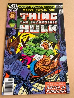 Marvel Two-In-One #46 The Thing And Incredible Hulk Marvel Comics B134 - image 1 of 2