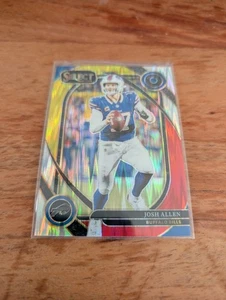 2024 Panini Select - Club Level Josh Allen #225 Red Yellow Shock Prizm - Bild 1 von 1