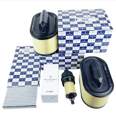NEW Oil & Air & AC Filters for Maserati V6 Gas Ghibli Quattroporte & Levante Foto 1 de 4