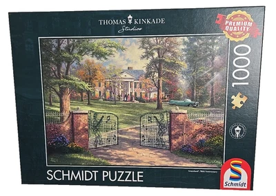 Schmidt Graceland 50th Anniversary Jigsaw Puzzle 1000 Pieces Slightly Used - Image 1 of 4