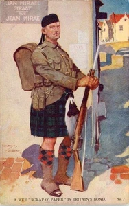 GEDRUCKTE PATRIOTISCHE LAWSON HOLZPOSTKARTE 1. WELTKRIEG "EIN KLEINER PAPIERFETZEN" - Bild 1 von 2