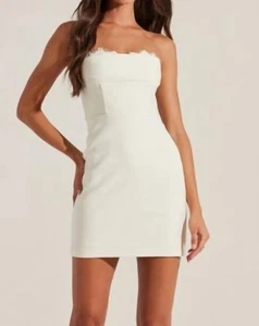 Astr Melani Minikleid Off White - Bild 1 von 11