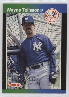1989 Donruss Wayne Tolleson (*Denotes on Back) #659 - Image 1 of 2