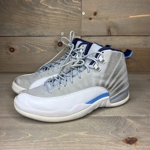 LEER Nike Air Jordan 12 2016 UNC University Blue 130690-007 para hombre talla 9,5 EE. UU. - Imagen 1 de 12