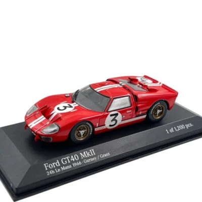 Modellino Auto Minichamps 1/43 Ford GT40 MKII Gurney-Grant #3 Le Mans 1966 - Immagine 1 di 4