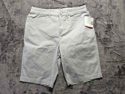 Шорты классического покроя женские Croft & Barrow размер 6 светло-серые - Изображение 1 из 4