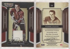 2008 Donruss Americana Sports Legends Mirror Red Materials Pierre Pilote HOF