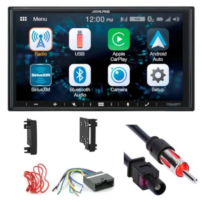 2009-2012 Dodge Ram 1500 Alpine Double Din Bluetooth Car Stereo Upgrade I 650 - Image 1 of 4