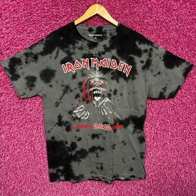 Iron Maiden A Real Dead One 专辑艺术重金属领带染料 M — 第 1/4 张图片