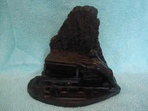 Vintage Rare Anthracite Carved Coal Sculpture Miners Worker - Hong Gay Vietnam - Picture 1 of 12