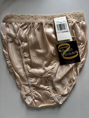 Warner Perfect Measure Hi-Cut Brief Size 6 Nude - Image 1 of 2