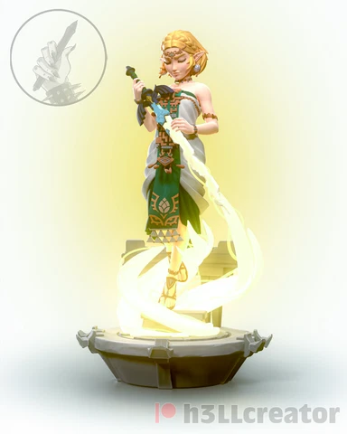 Zelda - Legends of Zelda 3d printed model - 3D figure - 1/6 1/10 scale Cover